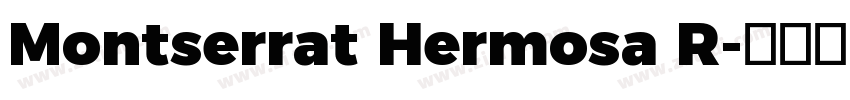 Montserrat Hermosa R字体转换